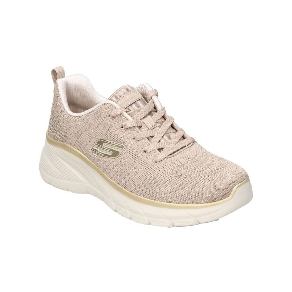 Women's Gym Shoes Skechers Beige