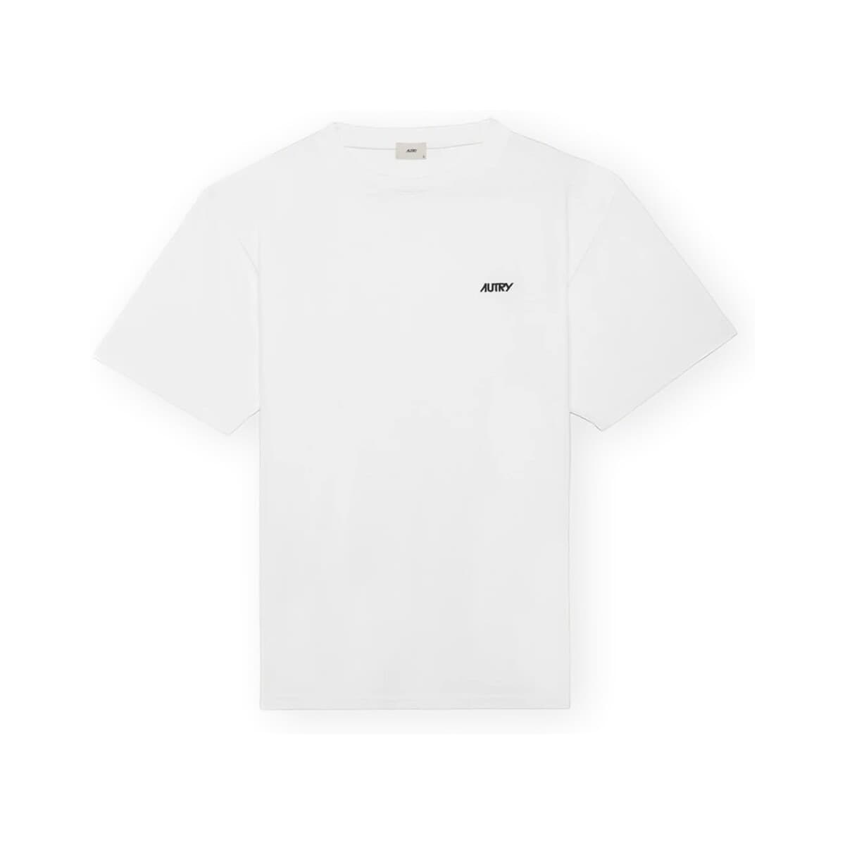 T-shirt με κοντά μανίκια Autry Embroidered Logo Tee - White