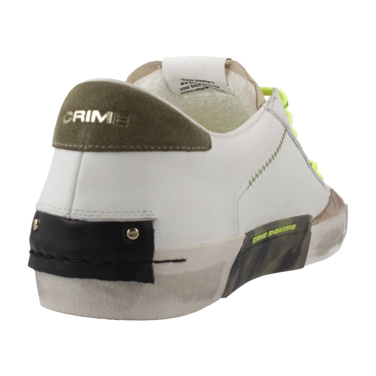 Men's Sneakers Crime London White