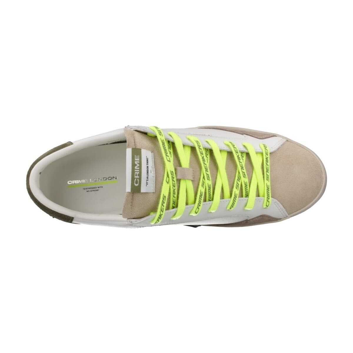Men's Sneakers Crime London White