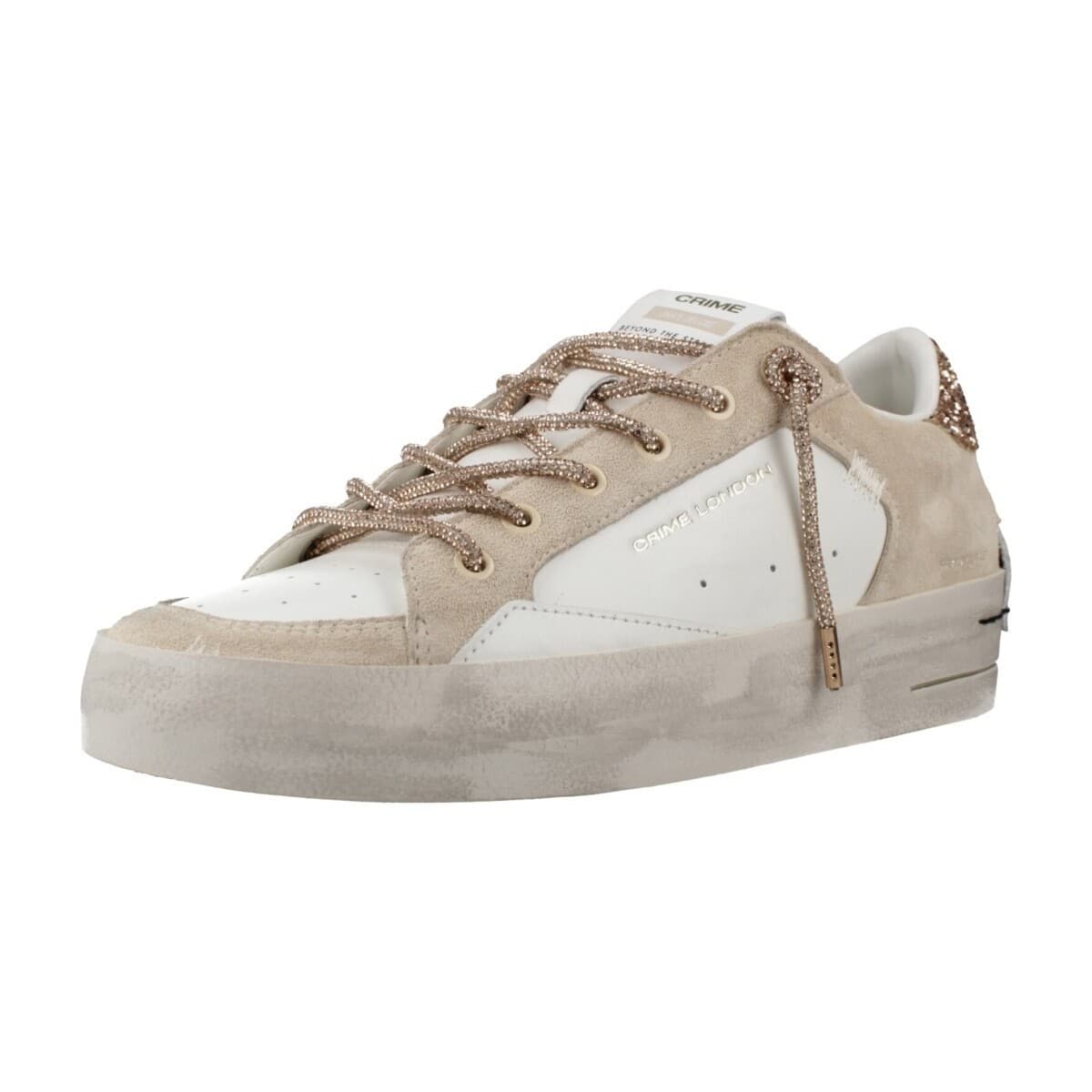 Women's Sneakers Crime London Beige