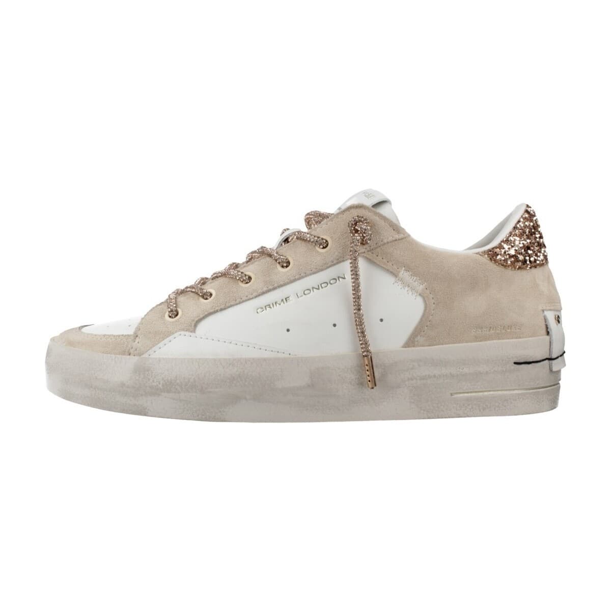 Women's Sneakers Crime London Beige