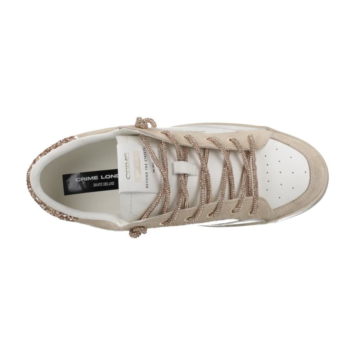 Women's Sneakers Crime London Beige