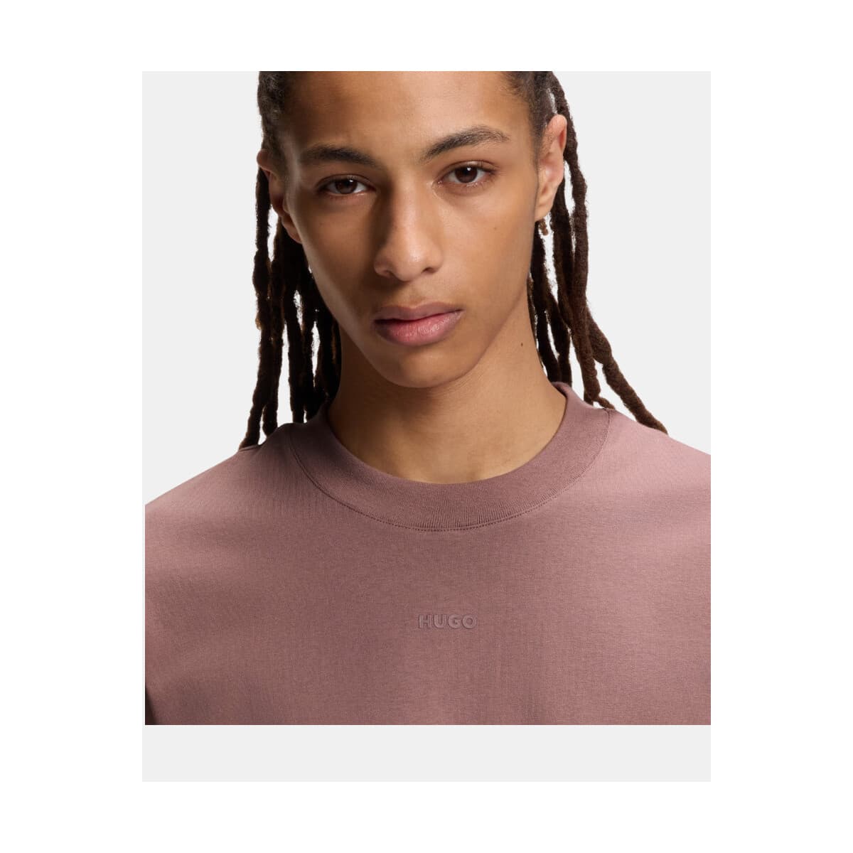 Men's T-Shirts HUGO Brown