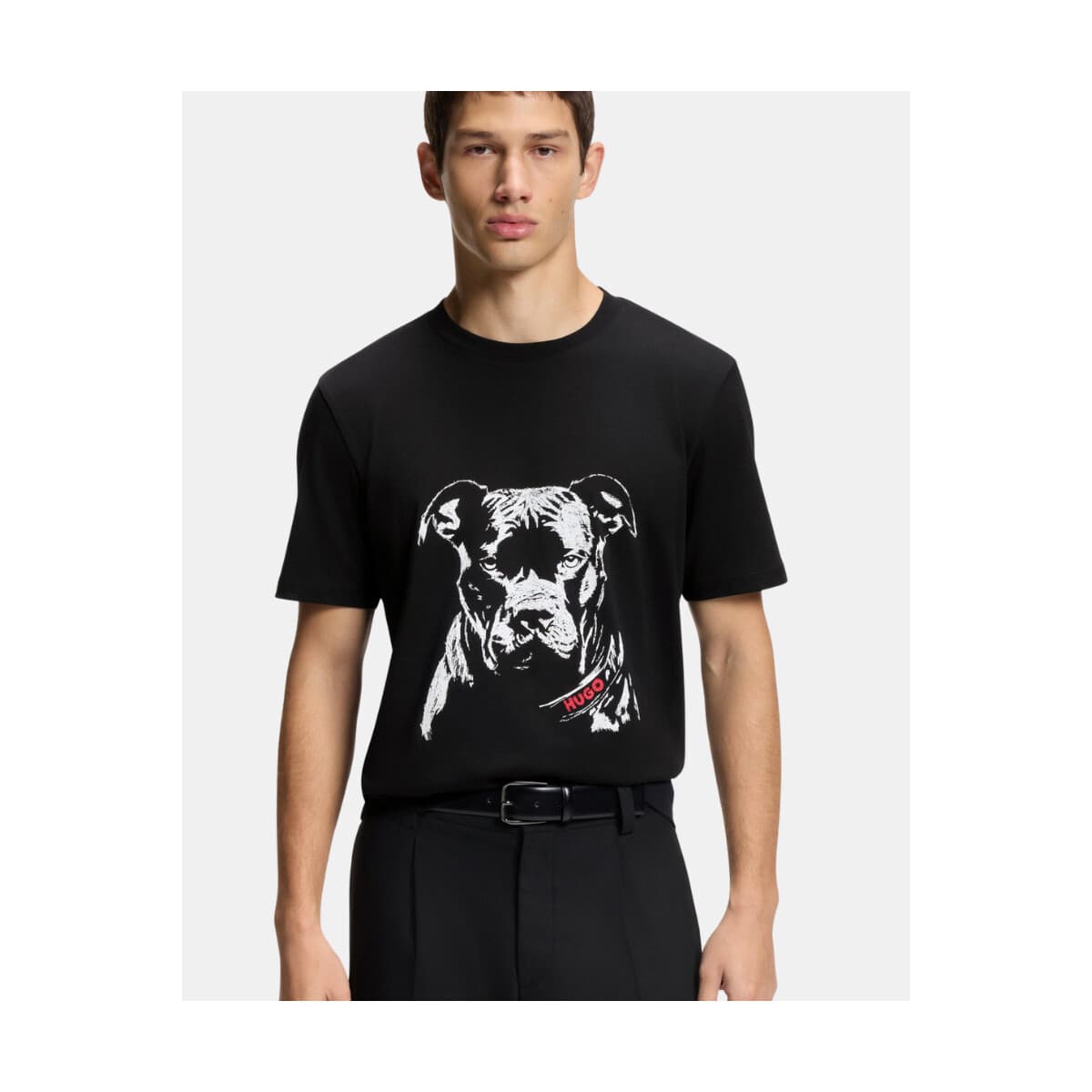 Men's T-Shirts HUGO Black