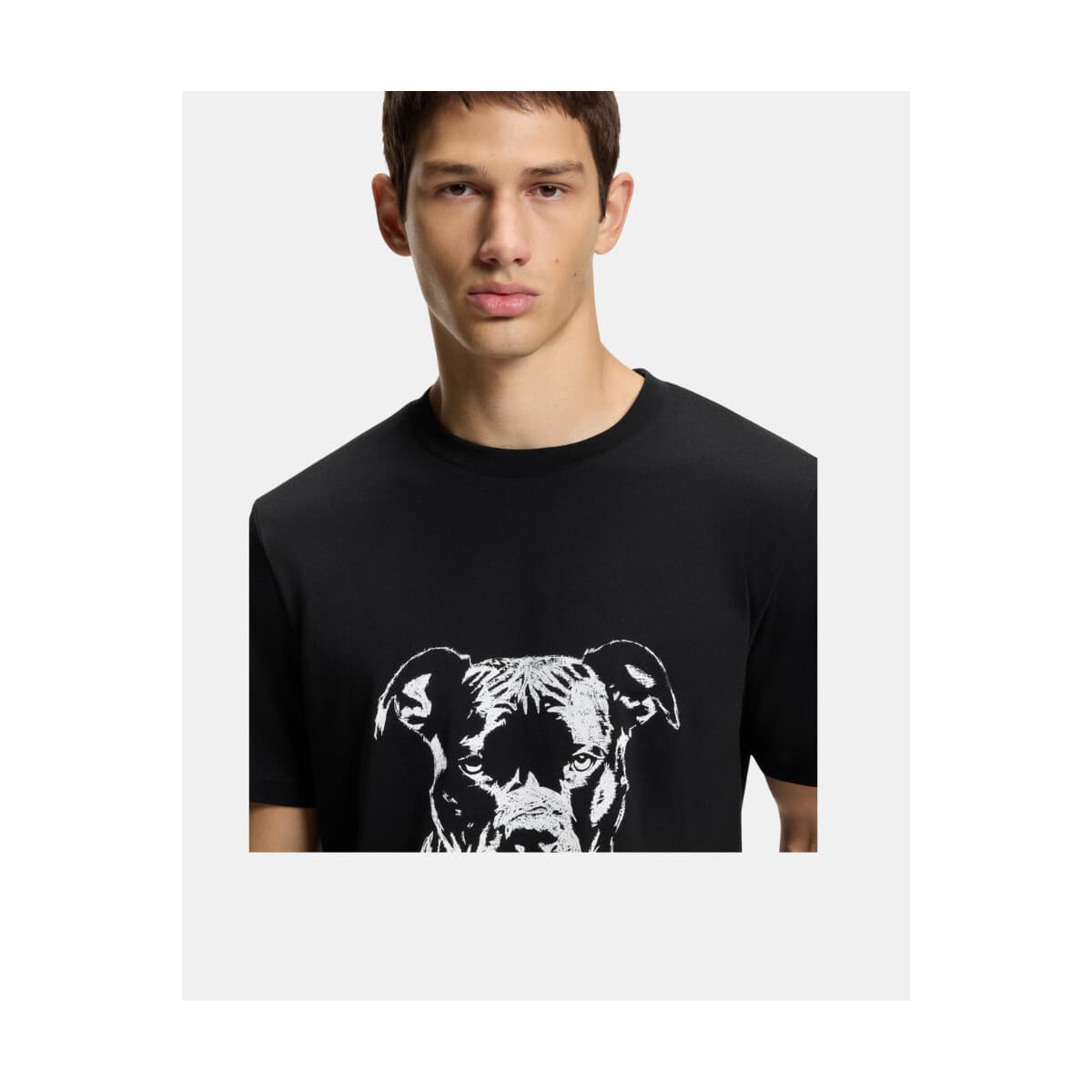 Men's T-Shirts HUGO Black