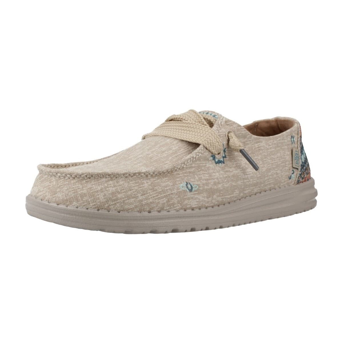 Xαμηλά Sneakers HEYDUDE Zapatos Casual Mujer Modèle Wendy Flora Sunflower