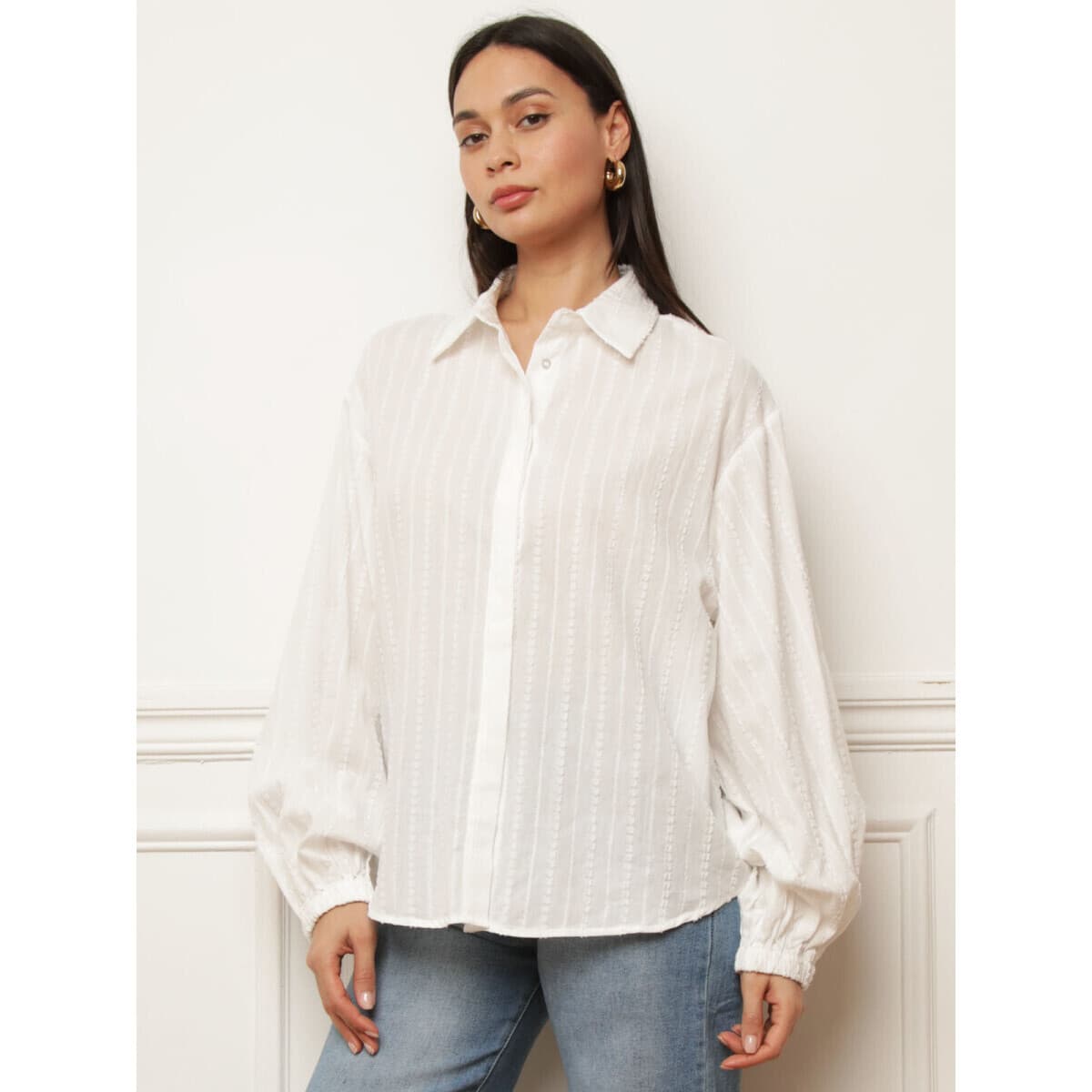 Women's Shirts La Modeuse Beige