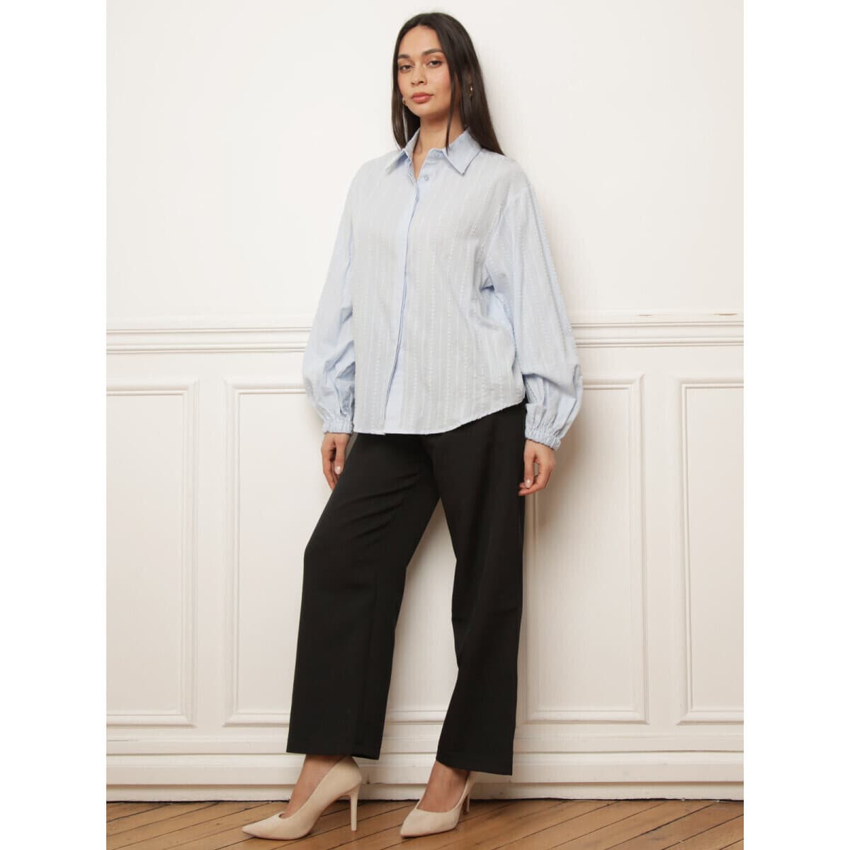 Women's Shirts La Modeuse Blue