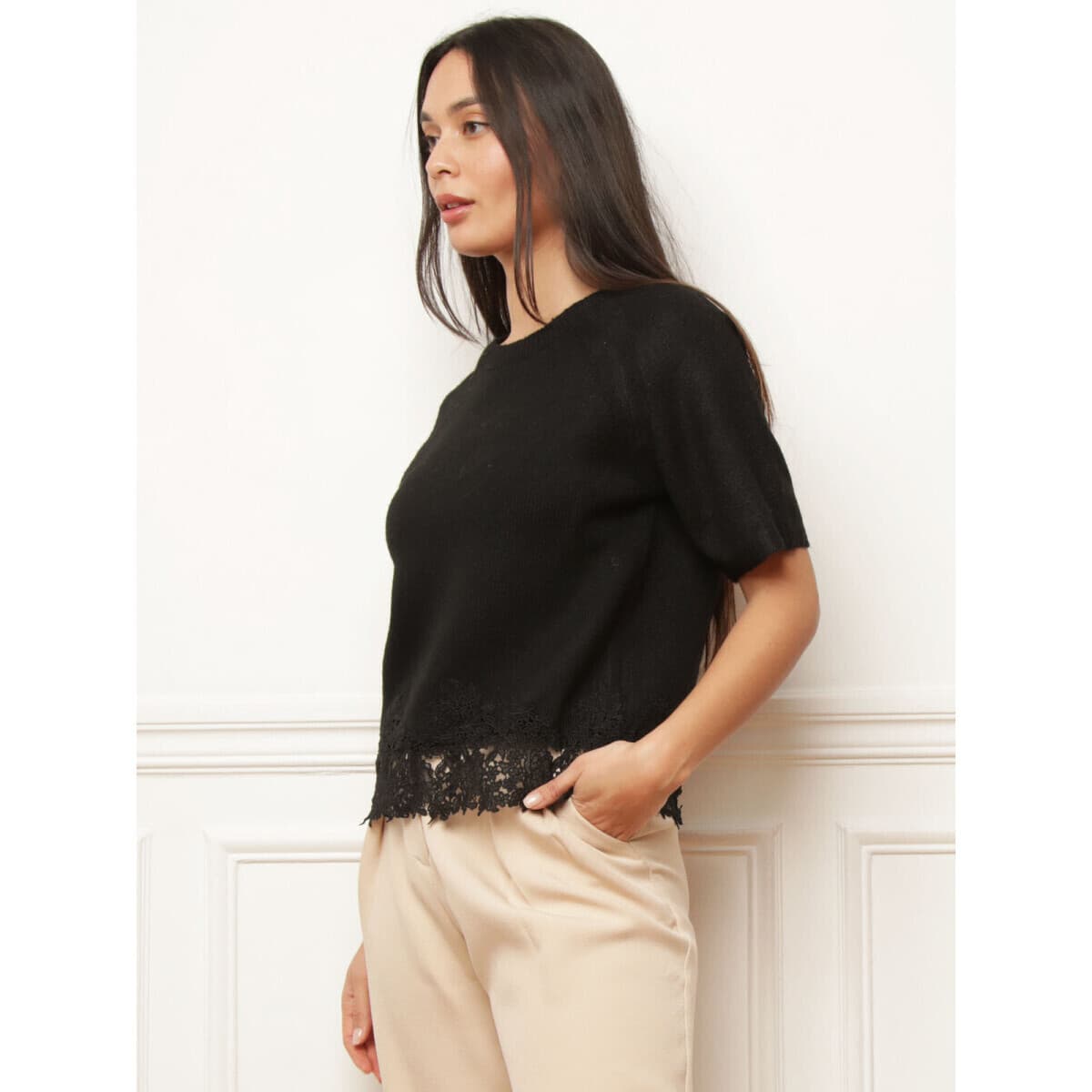 Women's T-Shirts La Modeuse Black