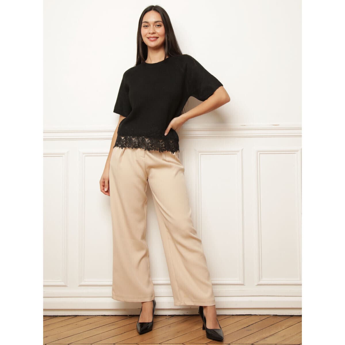 Women's T-Shirts La Modeuse Black