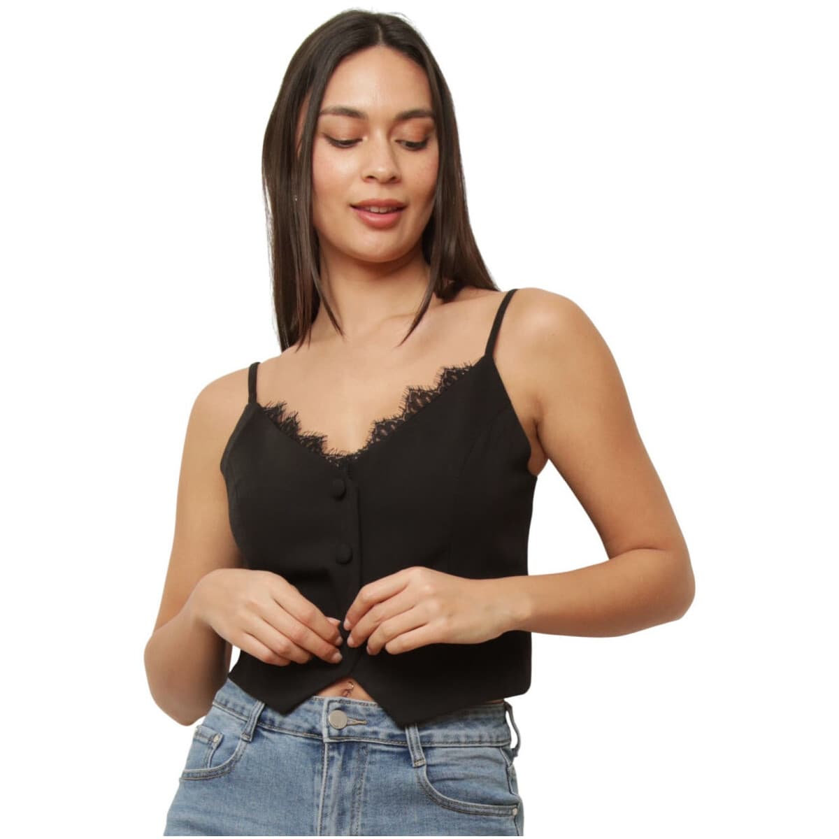 Women's Vests La Modeuse Black