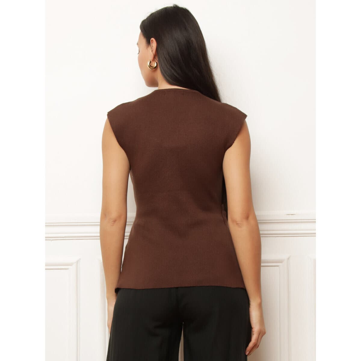 Women's T-Shirts La Modeuse Brown