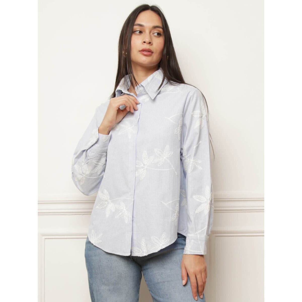 Women's Shirts La Modeuse Blue