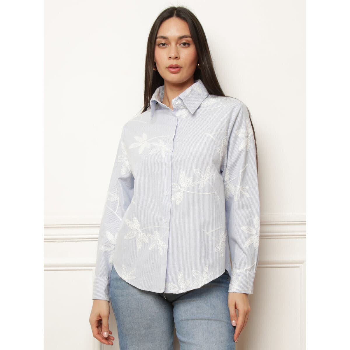 Women's Shirts La Modeuse Blue