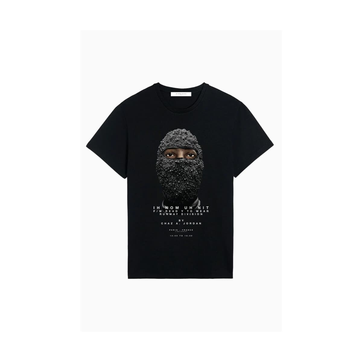 T-shirt με κοντά μανίκια Ih Nom Uh Nit T-SHIRT NUS26247 BLACK