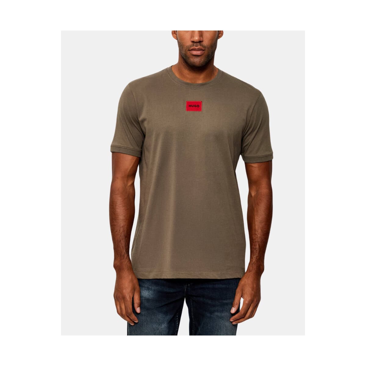 Men's T-Shirts HUGO Brown