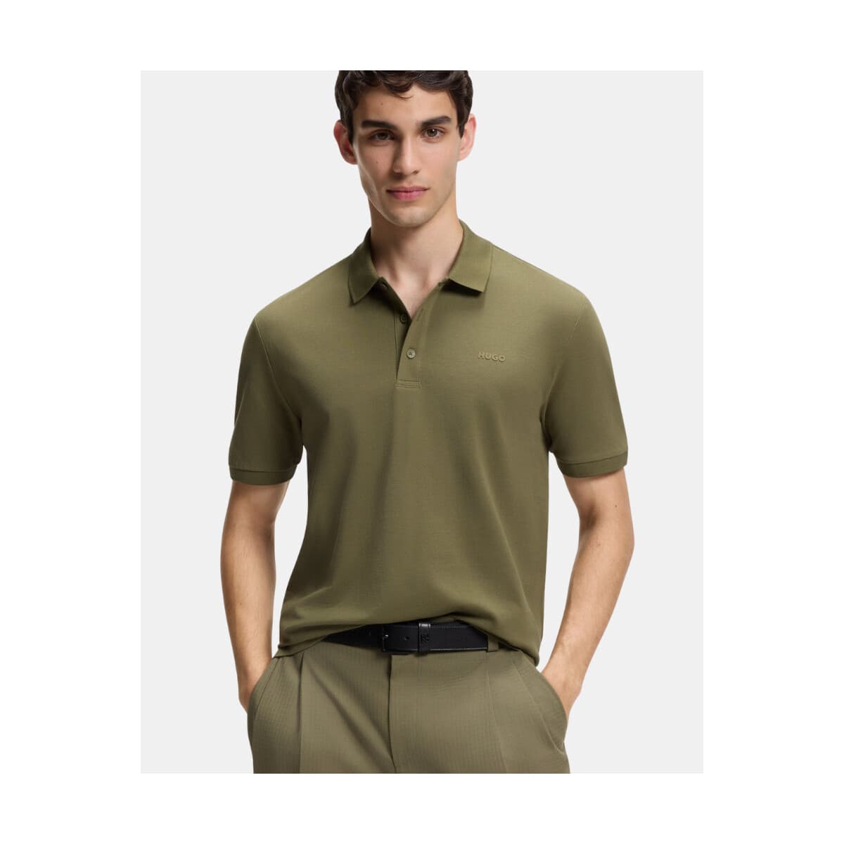 Men's Polo Shirts HUGO Green