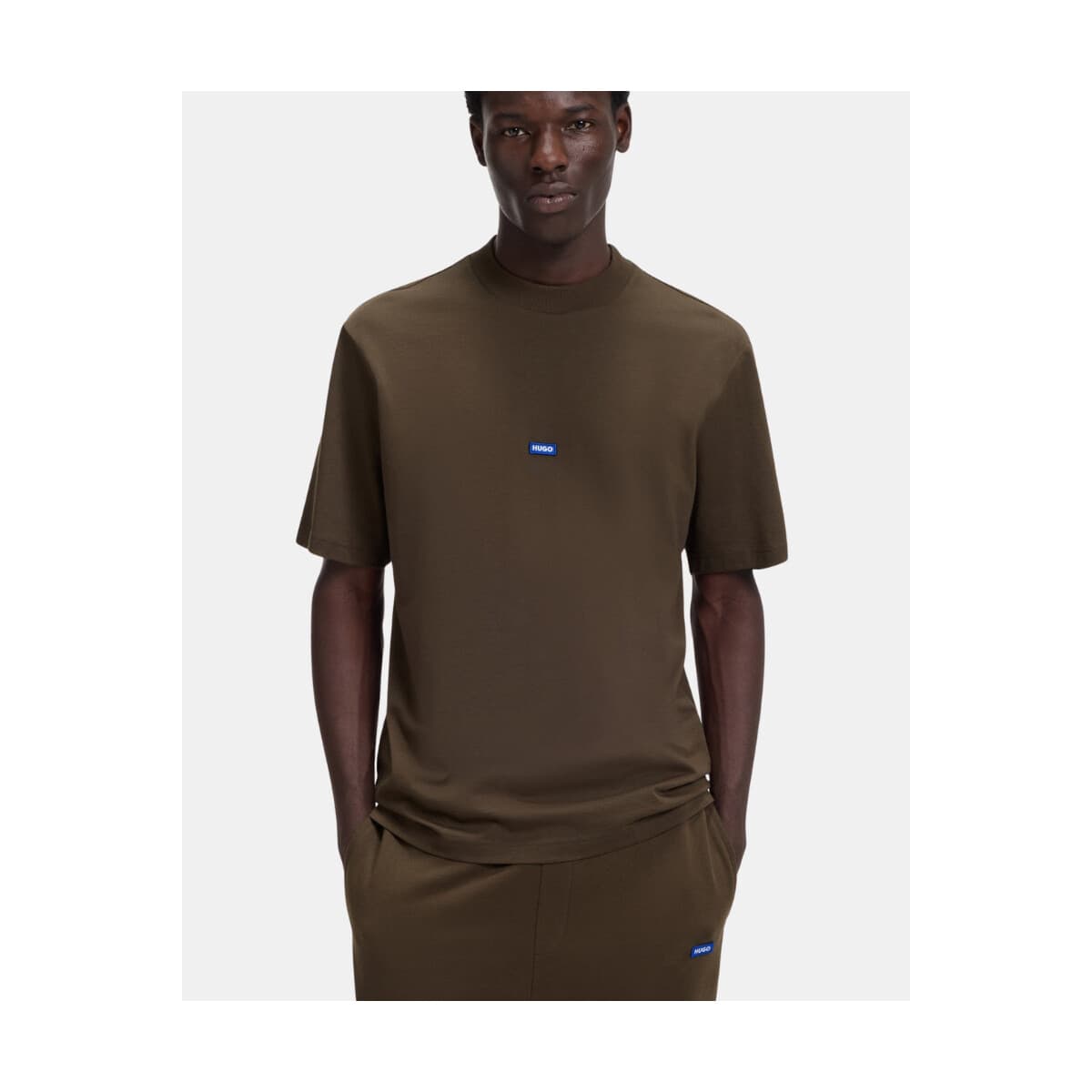 Men's T-Shirts HUGO Brown