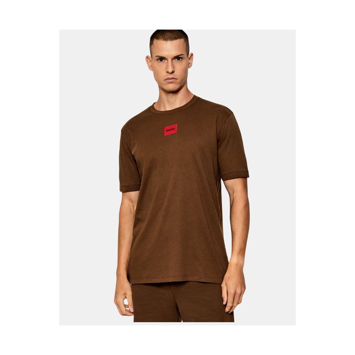 Men's T-Shirts HUGO Brown