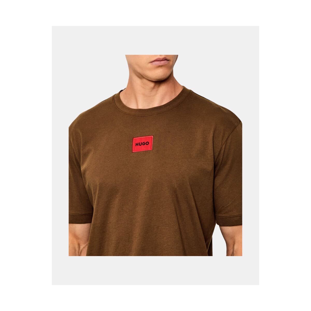 Men's T-Shirts HUGO Brown