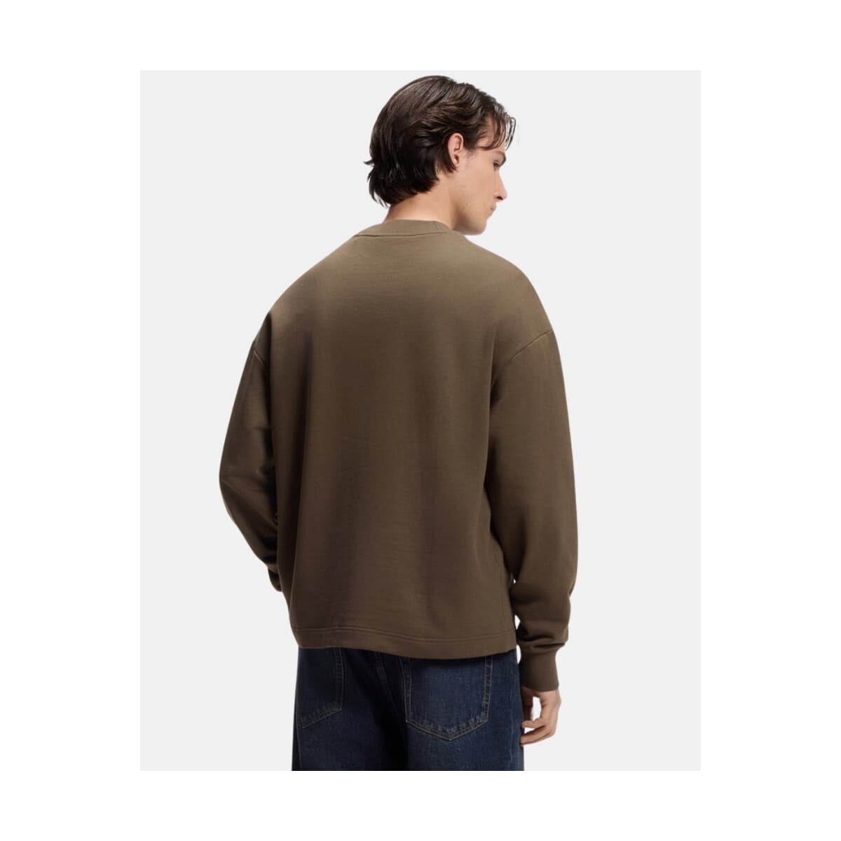 Men's Sports T-Shirts HUGO Brown