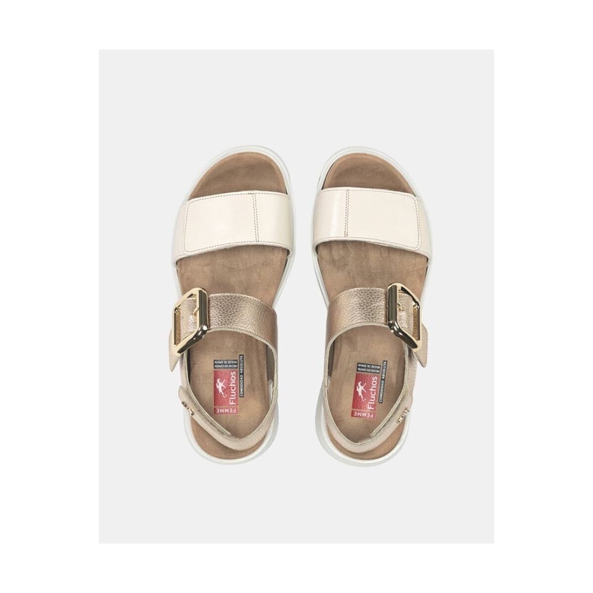 Women's Sandals Fluchos Gold