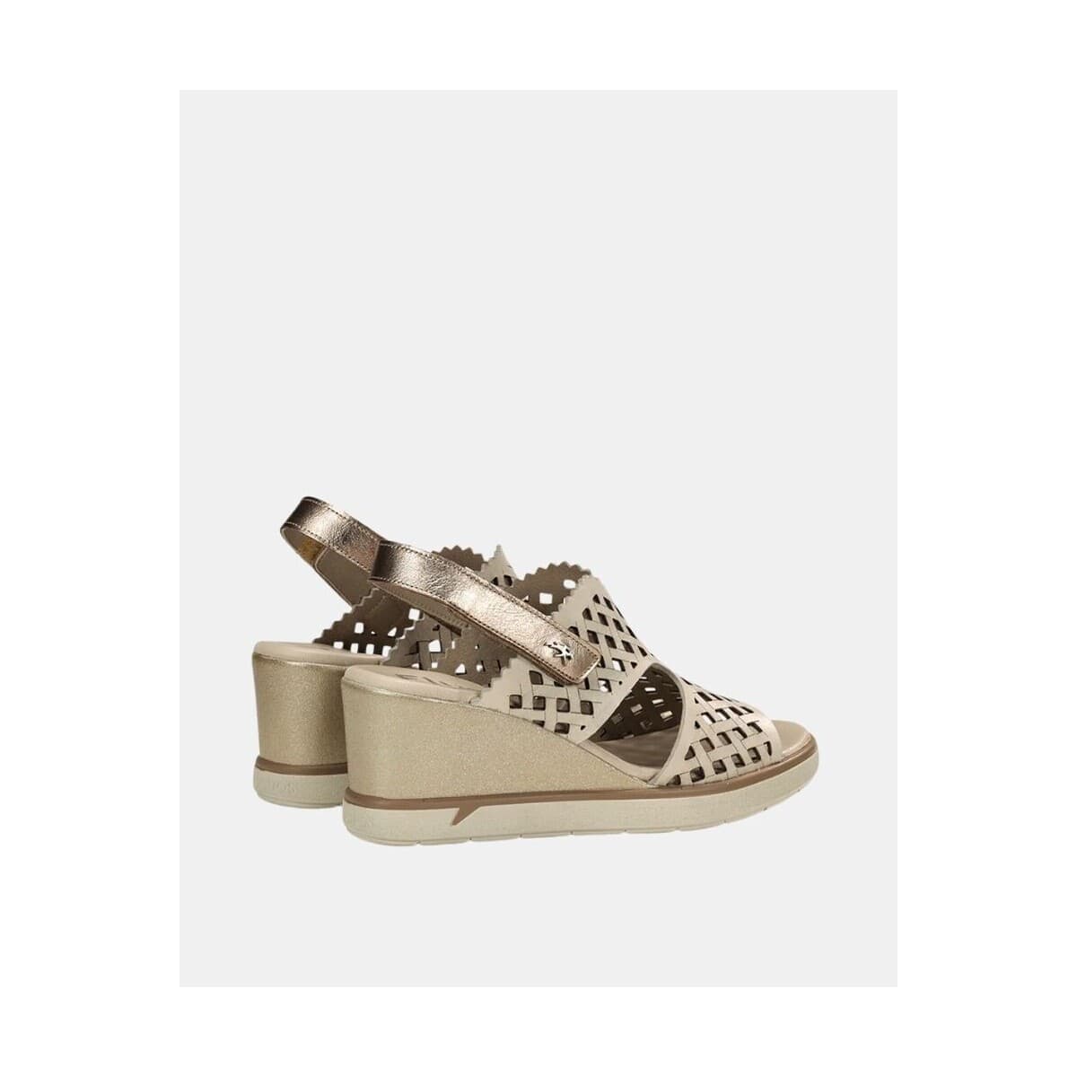 Women's Platforms Fluchos Gold