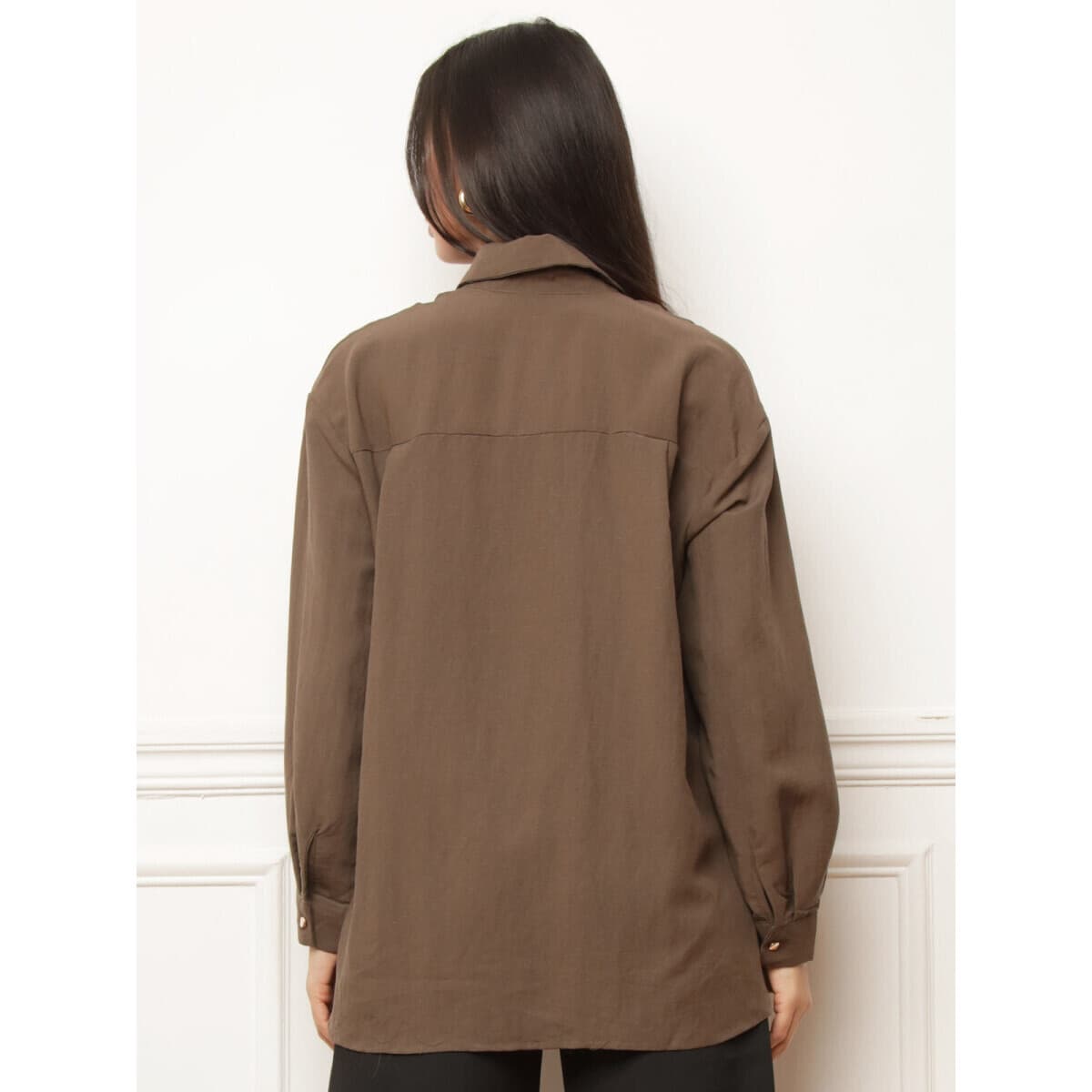 Women's Shirts La Modeuse Brown