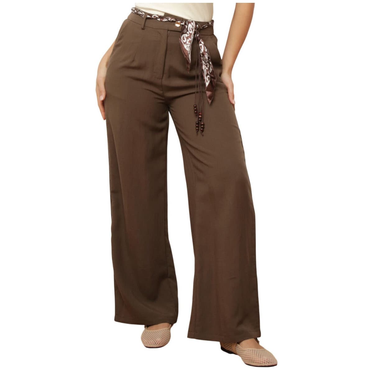 Women's Pants La Modeuse Brown