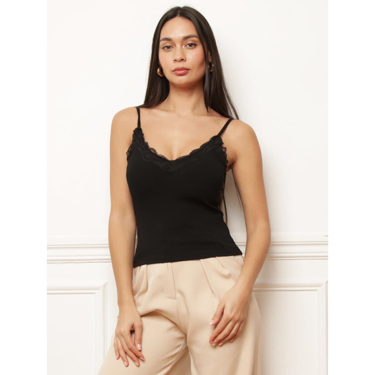 Women's Sleeveless Tops La Modeuse Black