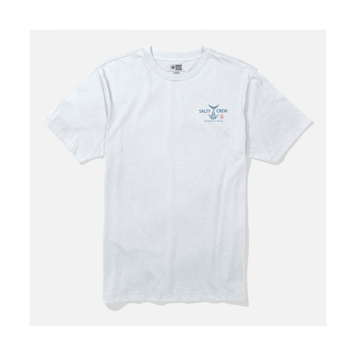 Men's T-Shirts Salty Crew White