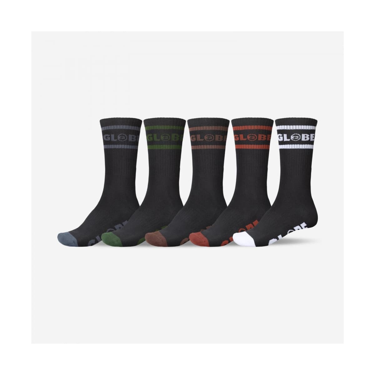 Κάλτσες Globe Tilt hi crew sock 5 pack