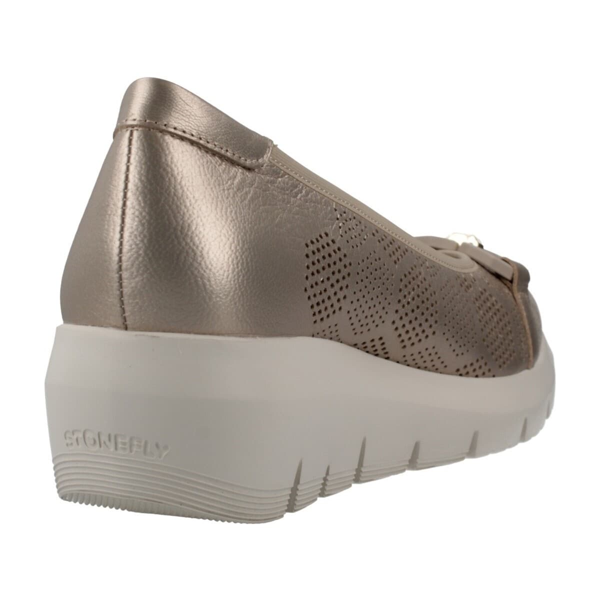 Women's Derby Shoes Stonefly Gold