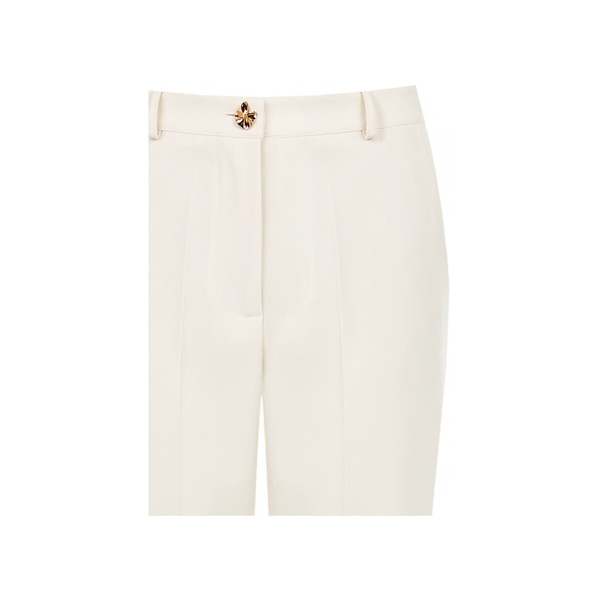 Women's Pants Rinascimento White