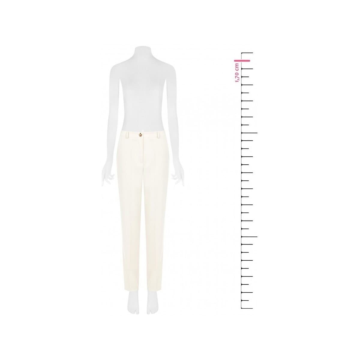 Women's Pants Rinascimento White