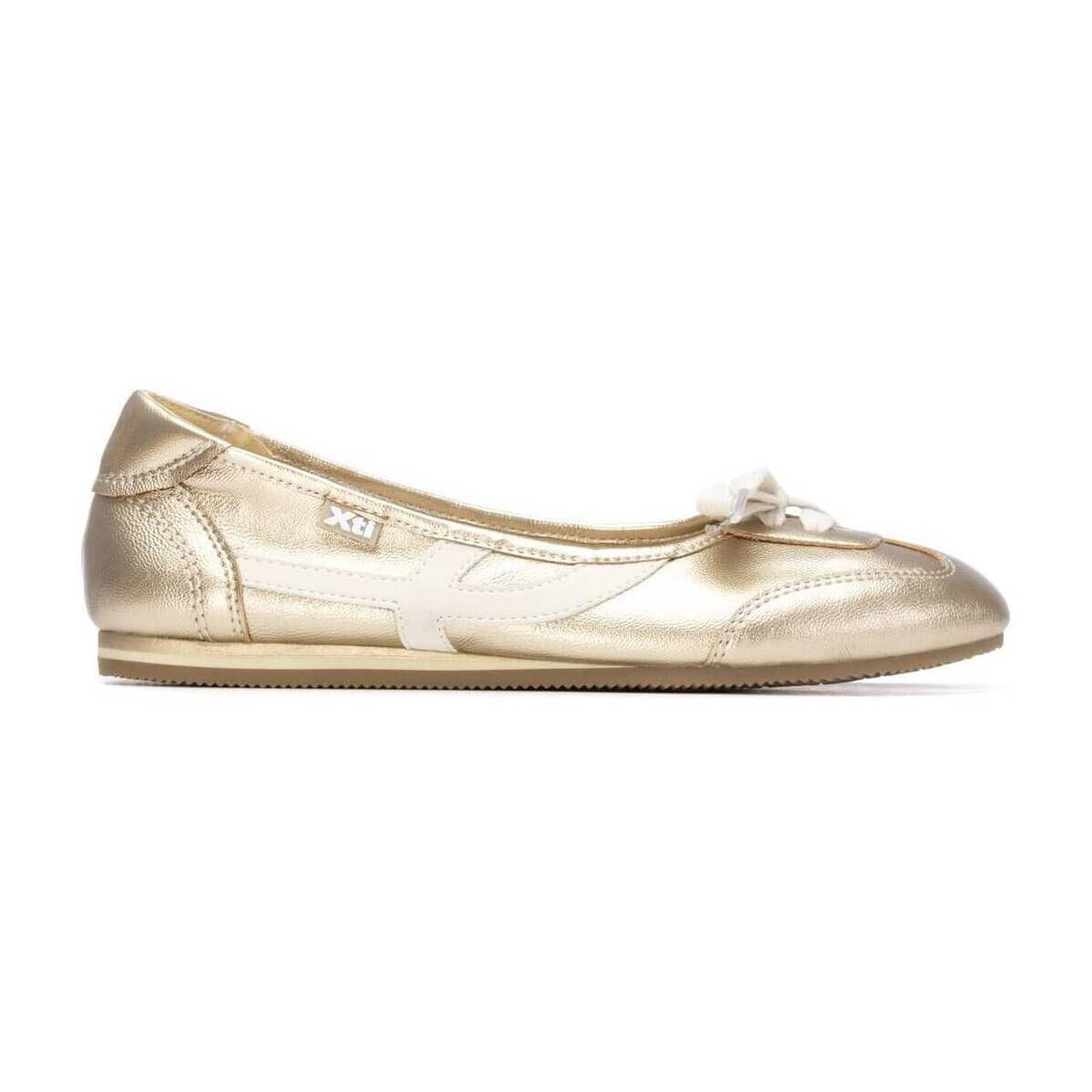 Women's Ballet Flats Xti Gold