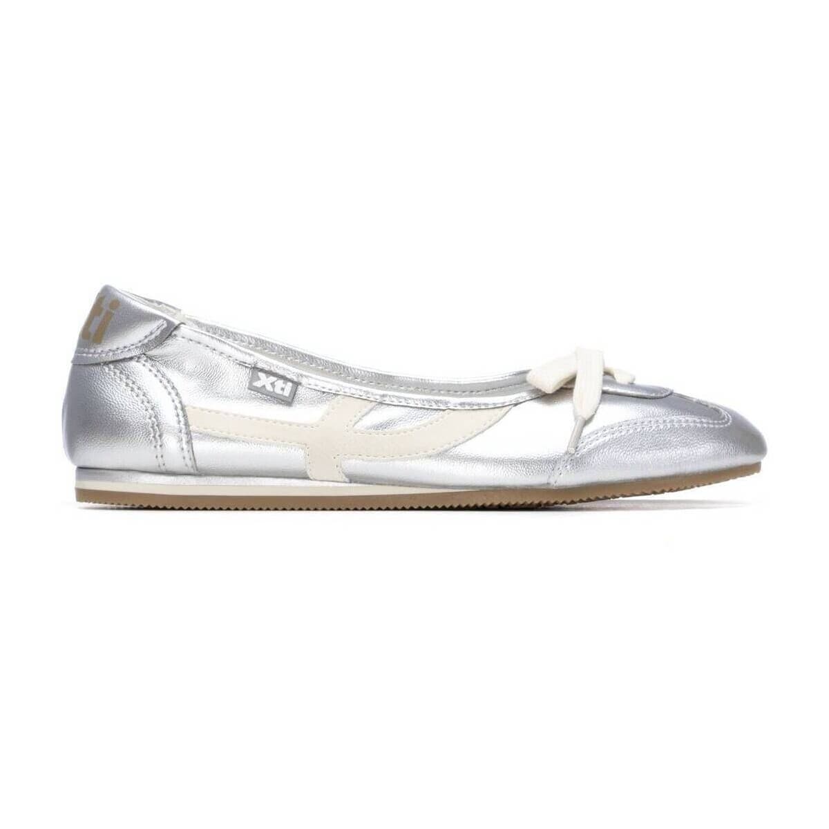 Women's Ballet Flats Xti Silver