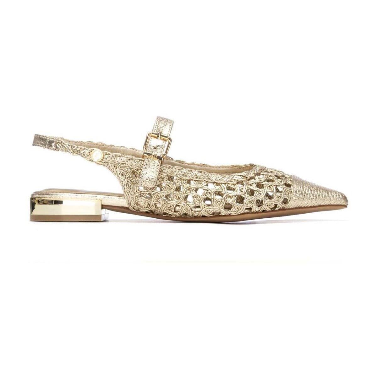 Women's Ballet Flats Xti Gold