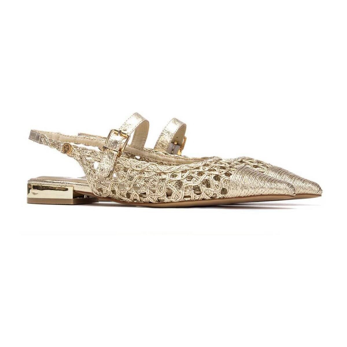 Women's Ballet Flats Xti Gold