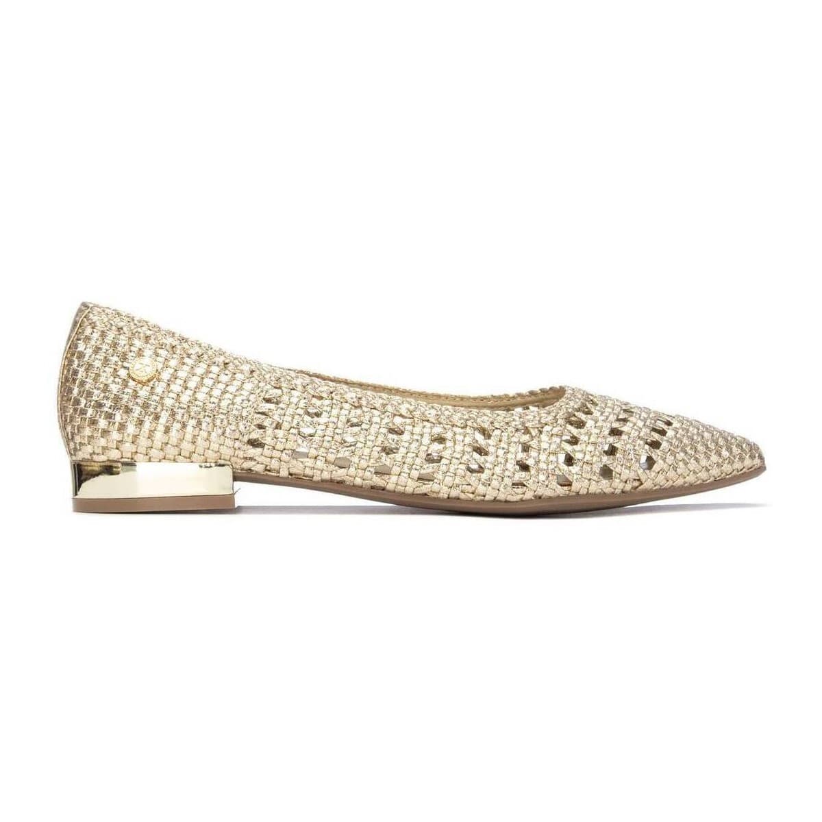 Women's Ballet Flats Xti Gold