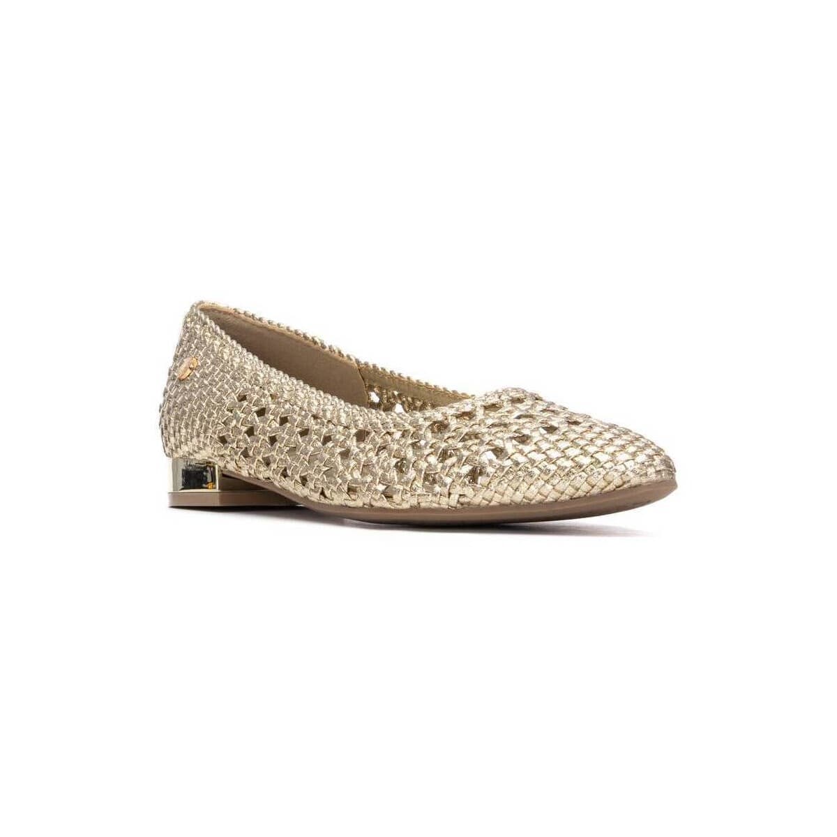 Women's Ballet Flats Xti Gold