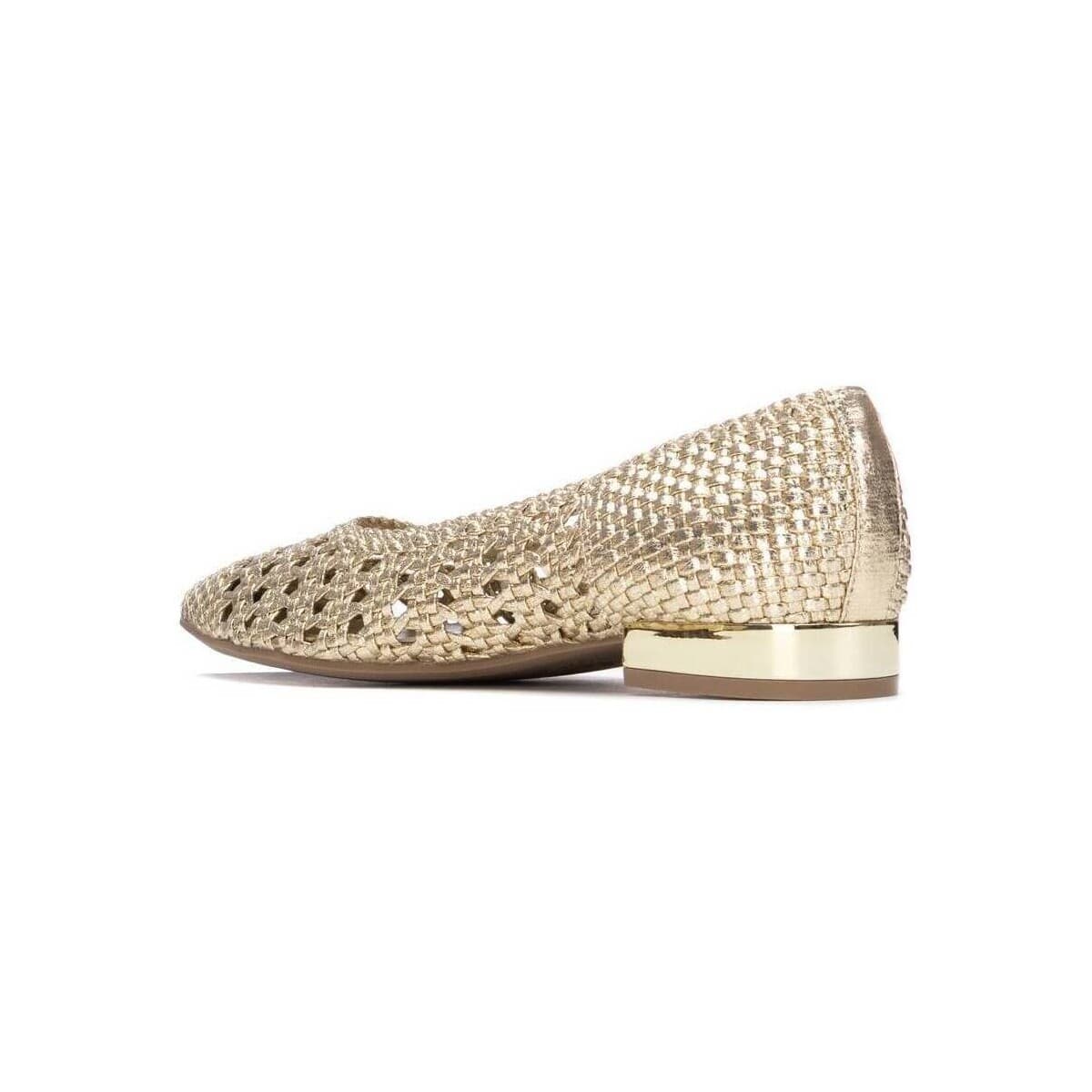 Women's Ballet Flats Xti Gold