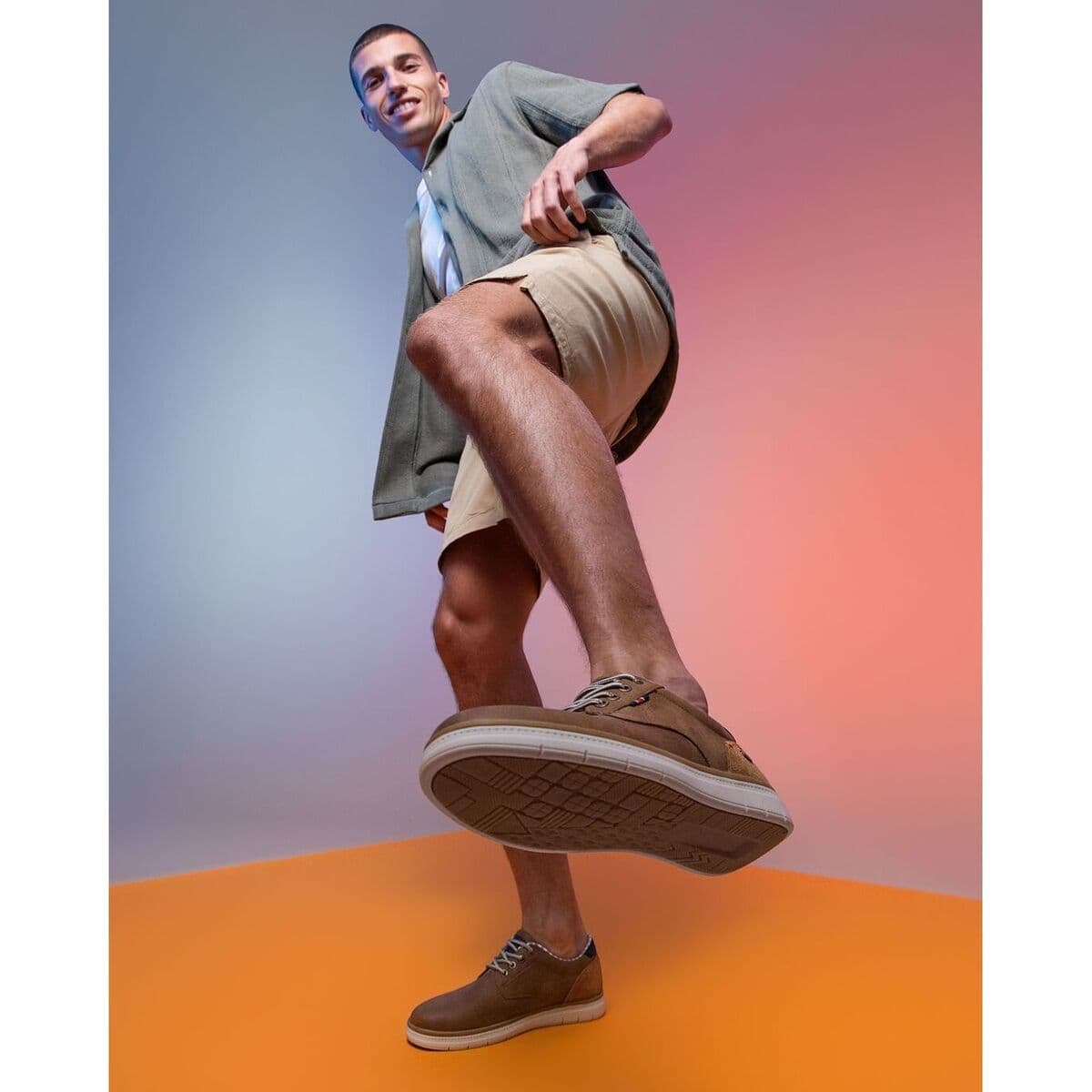 Men's Derby Shoes Refresh Brown