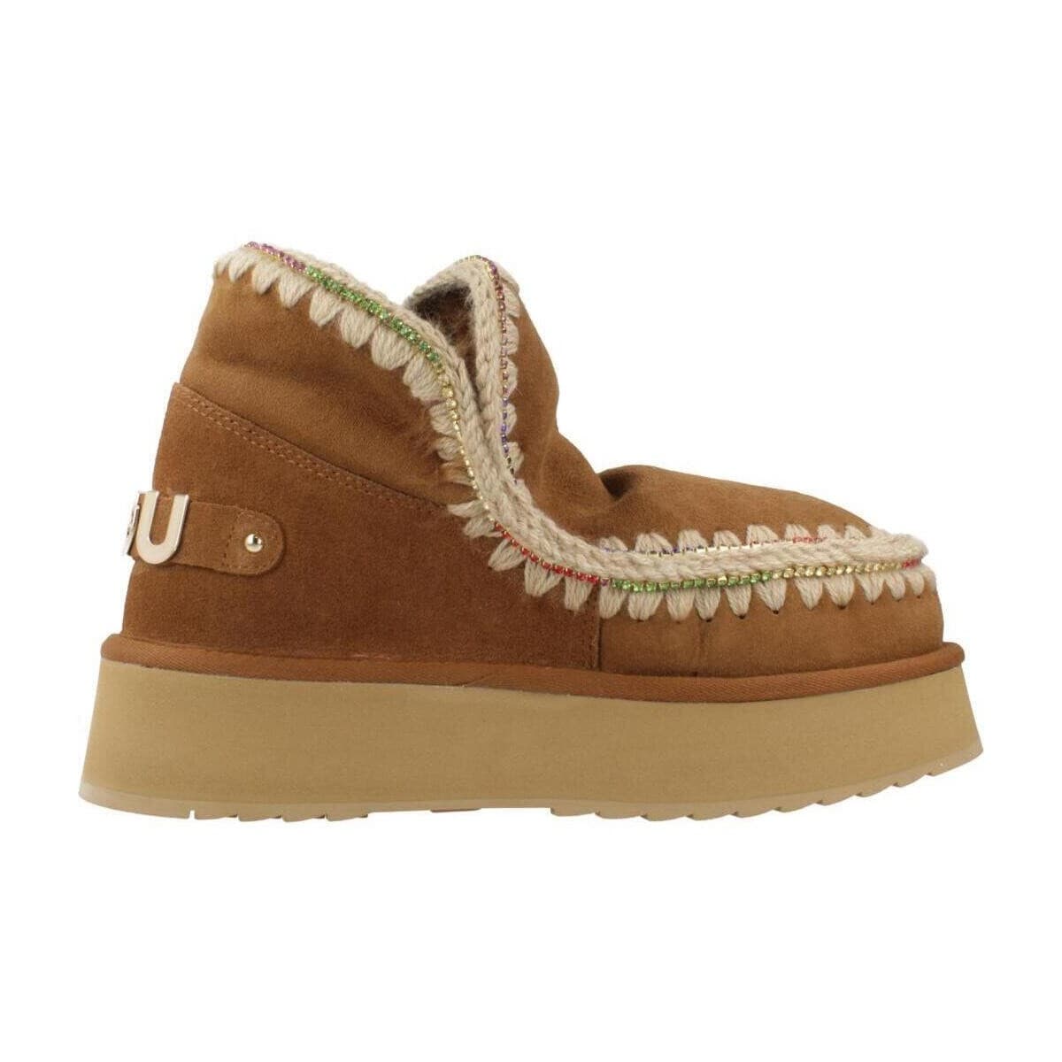 Women's Ankle Boots Mou Brown