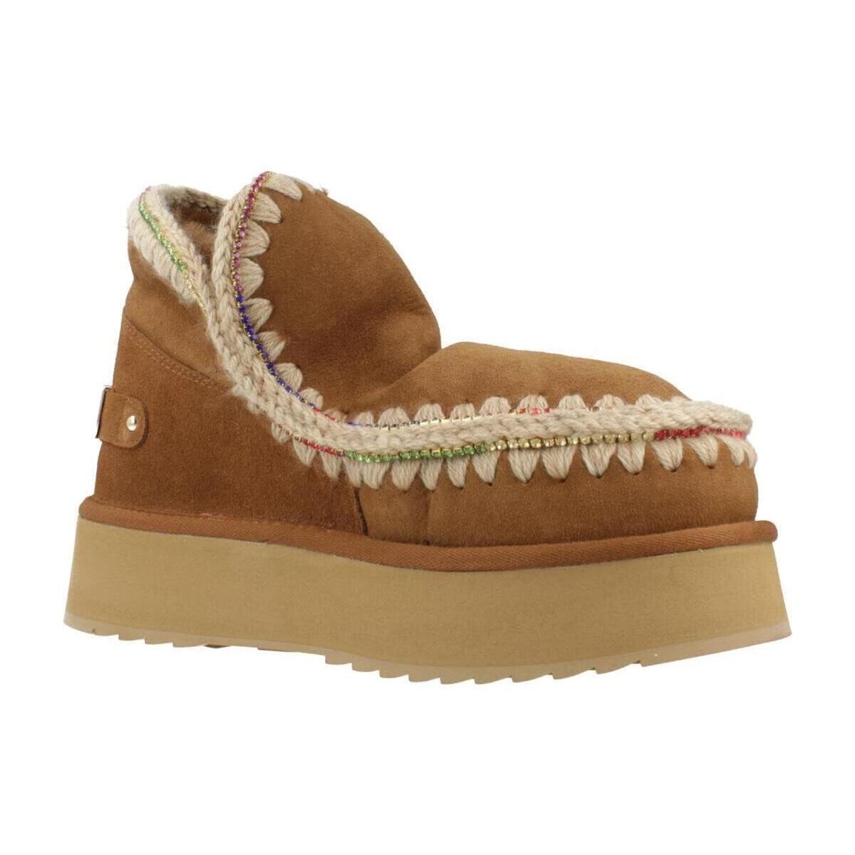 Women's Ankle Boots Mou Brown