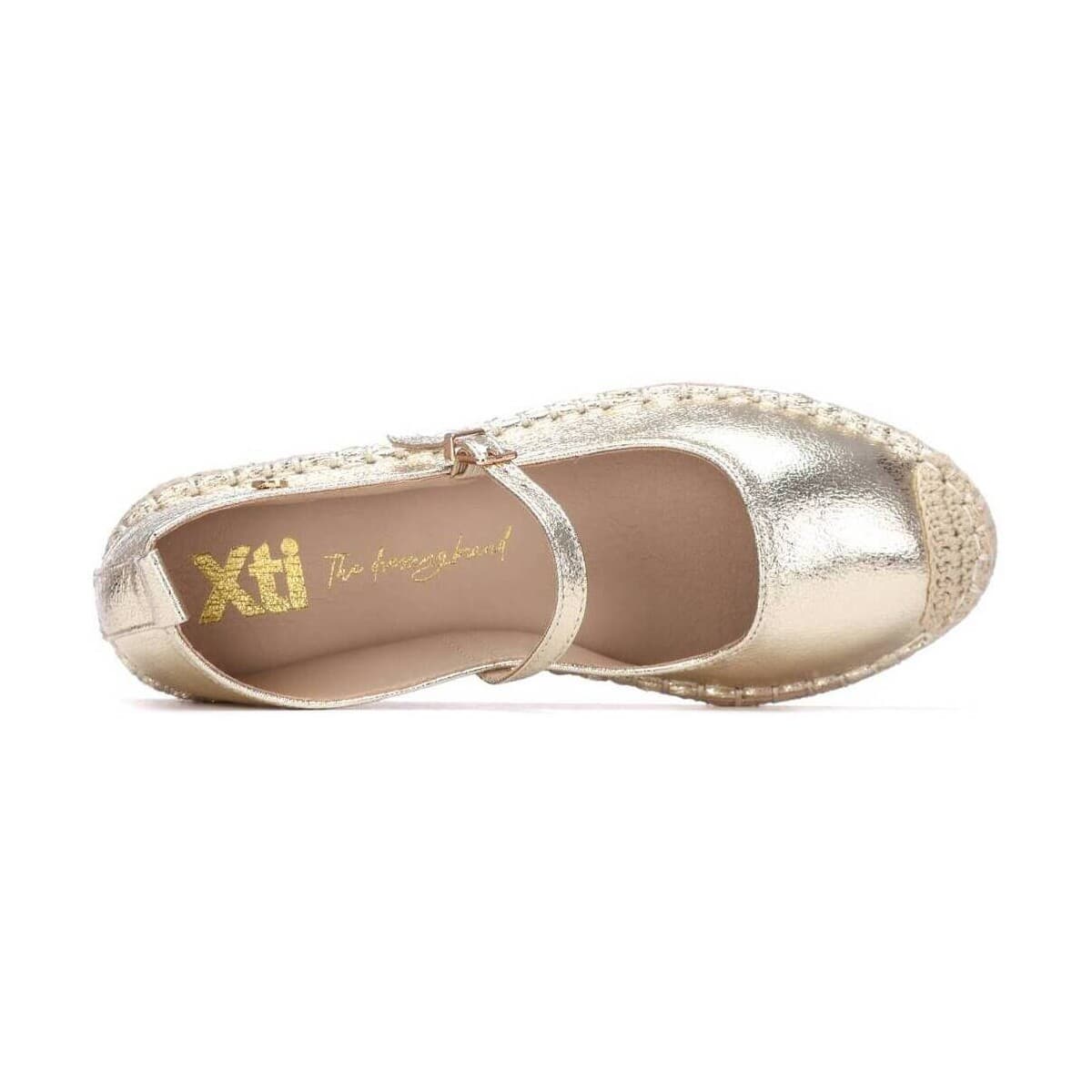 Women's Ballet Flats Xti Gold