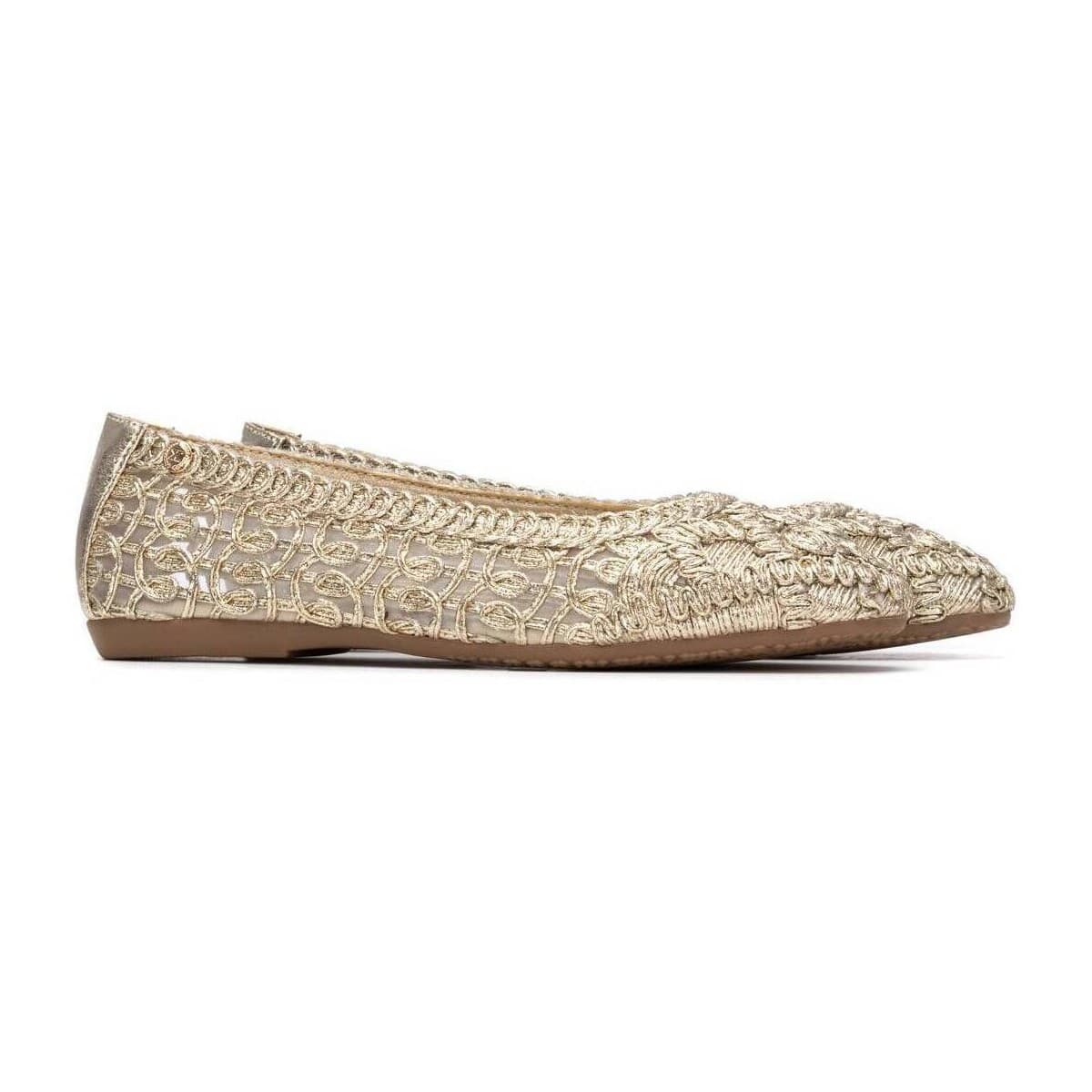 Women's Ballet Flats Xti Gold