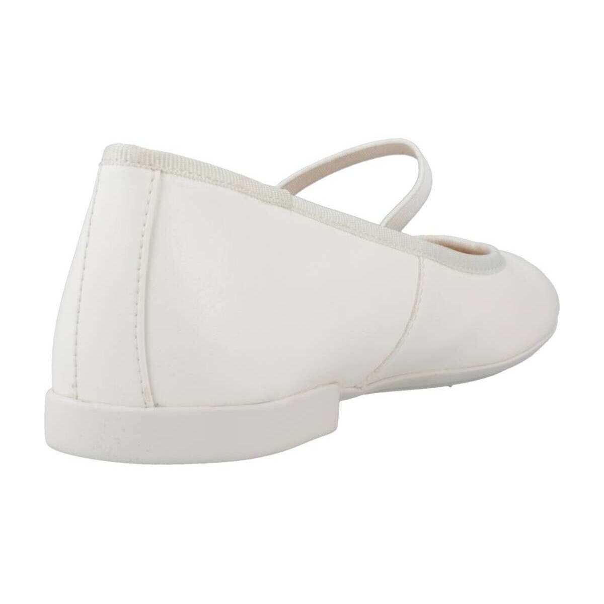 Women's Ballet Flats Geox White