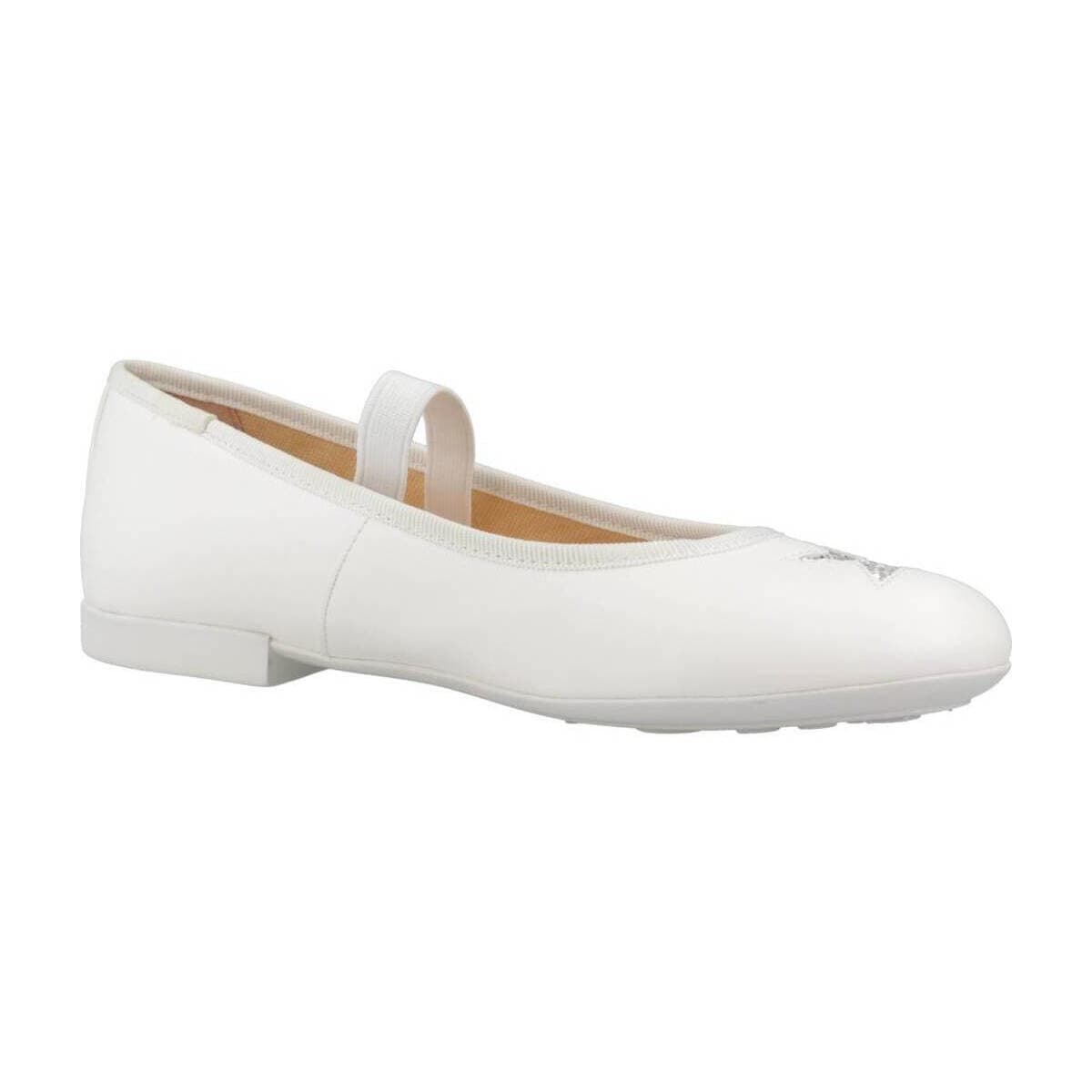 Women's Ballet Flats Geox White